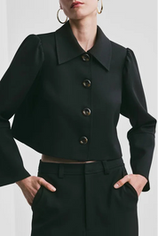 byTiMo Kort kavaj puffärm