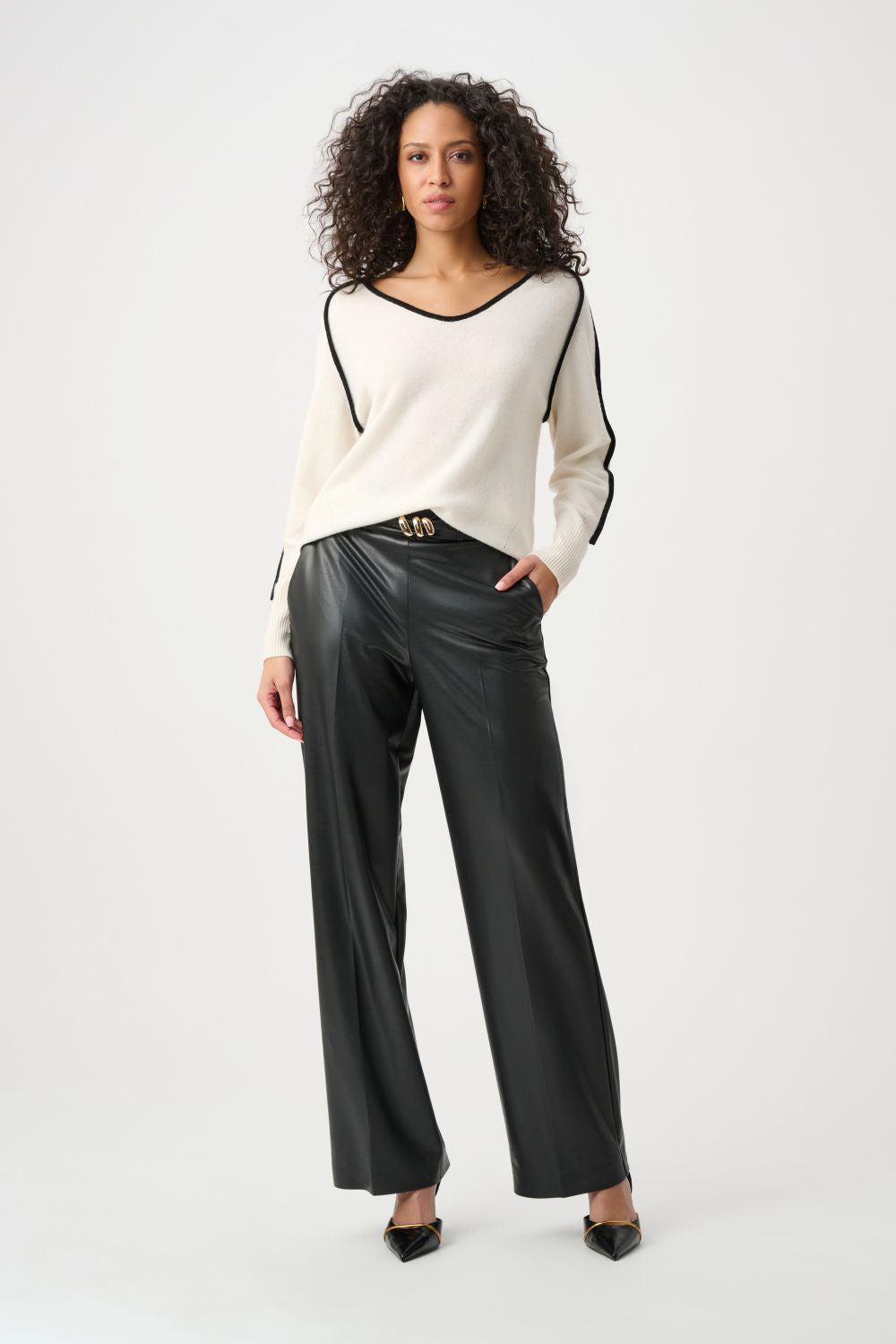 JR Faux leather pants