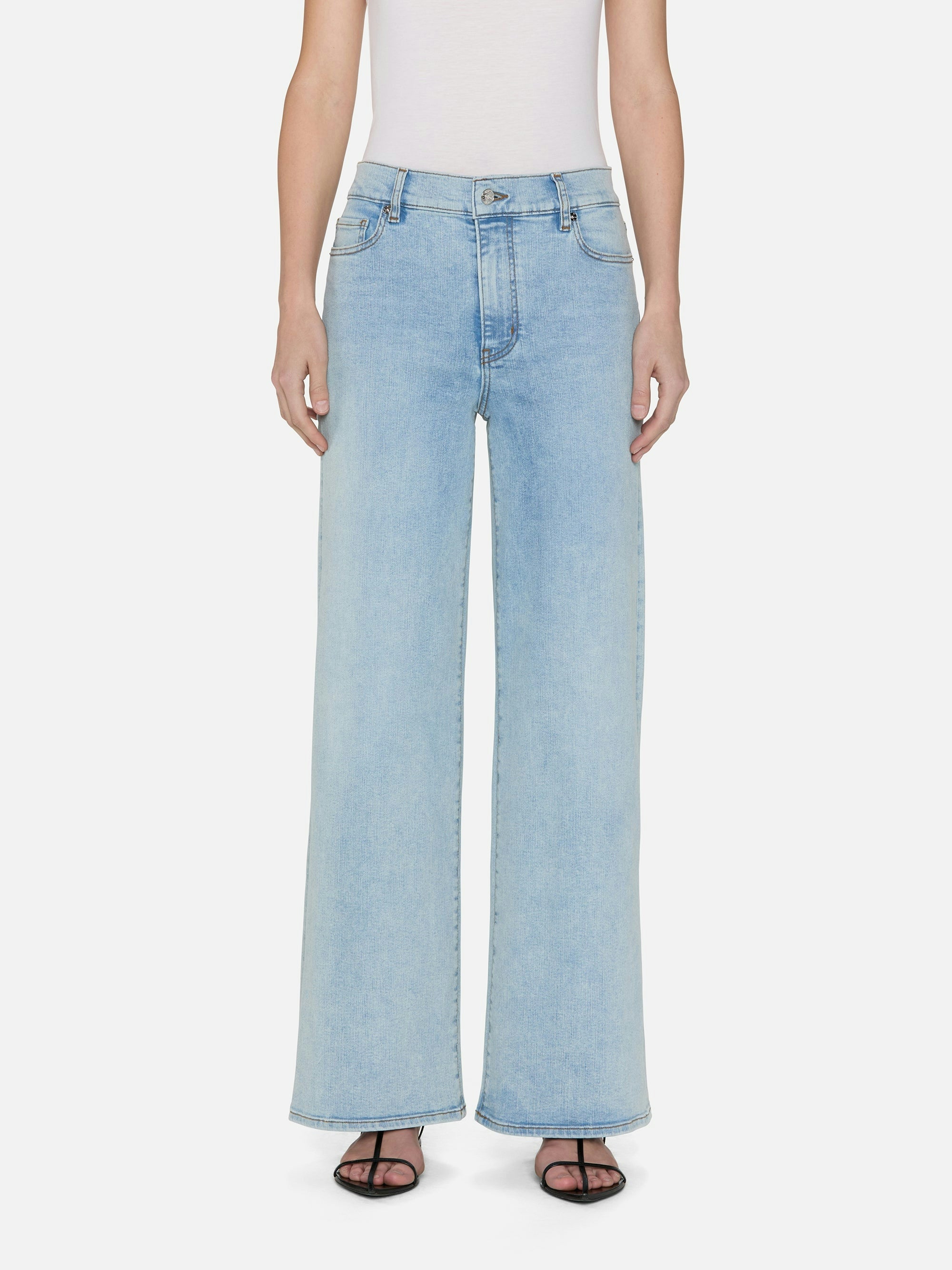 FRAME Le Slim Palasson ljus jeans