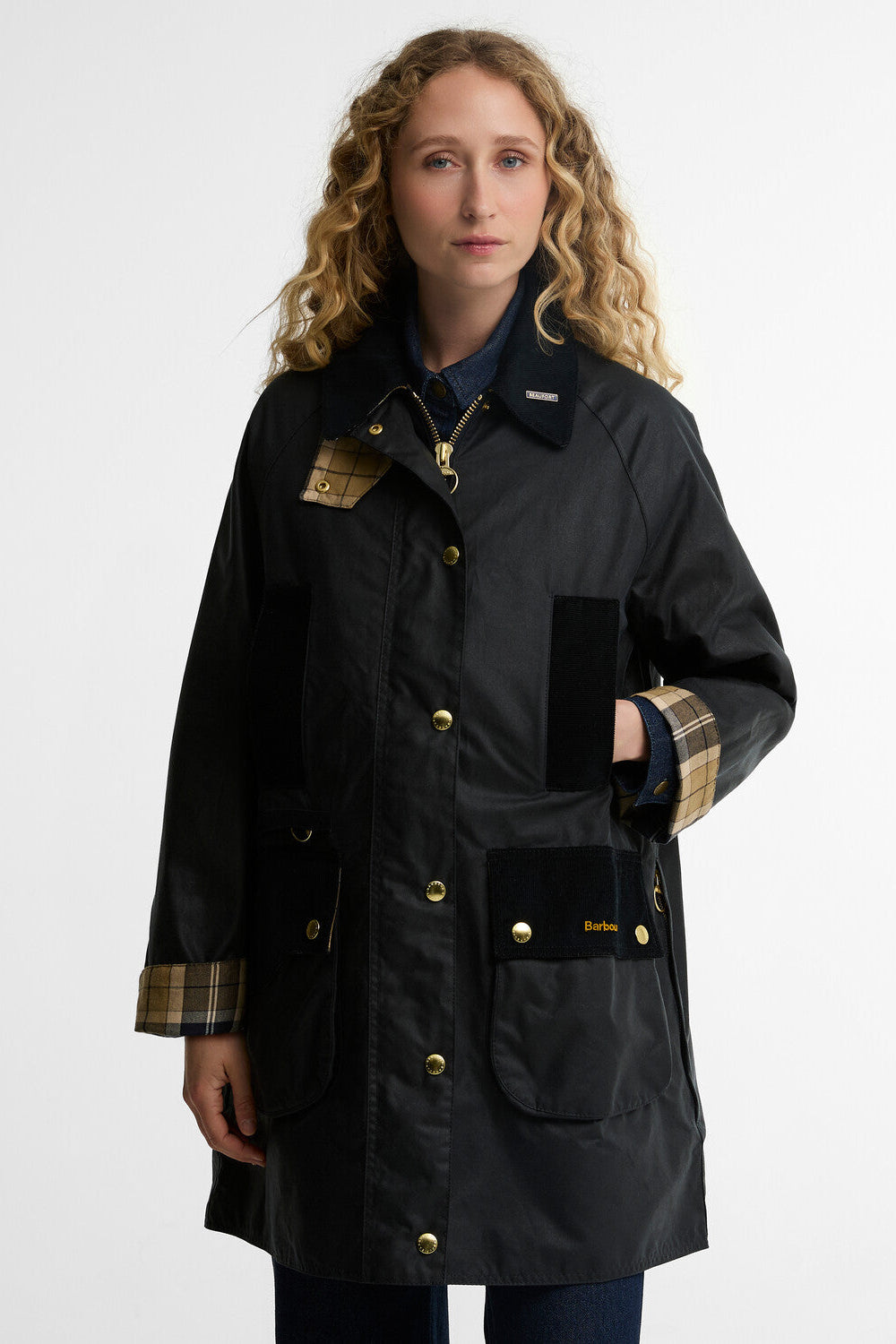 BARBOUR Längre Oljerock oversized