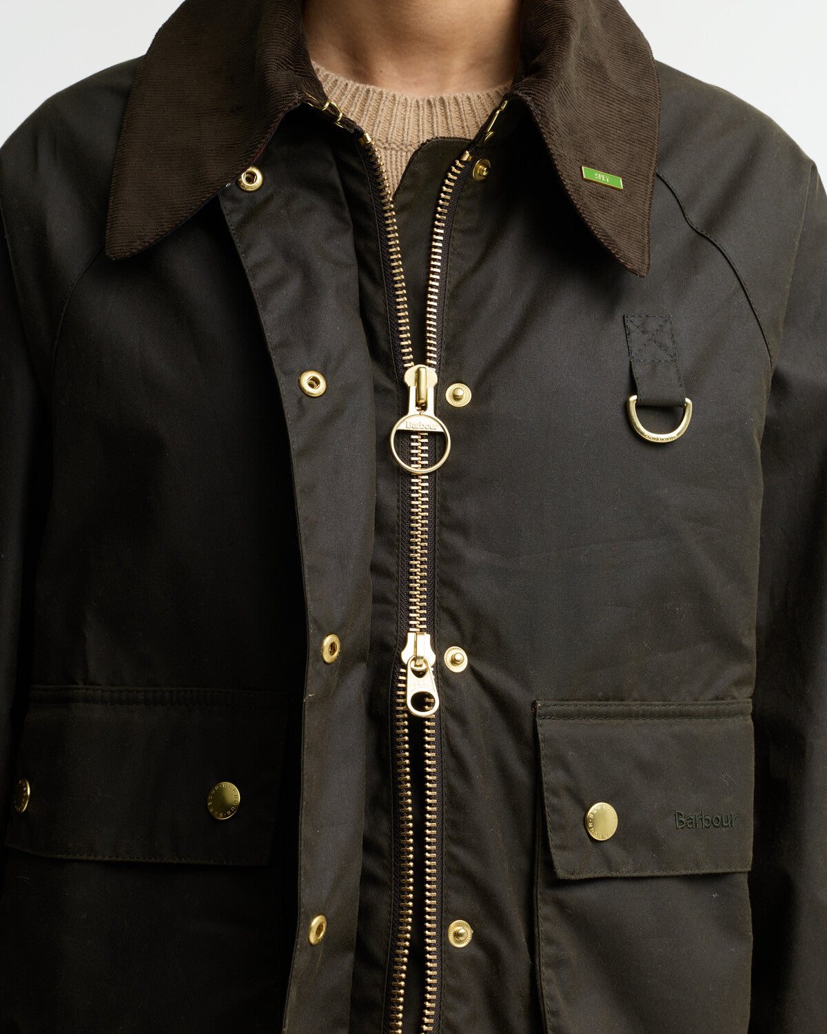 BARBOUR Icon Spay kort oljerock