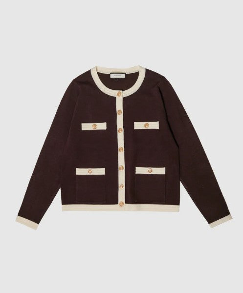 ANDIATA Charlotte kofta guldknappar