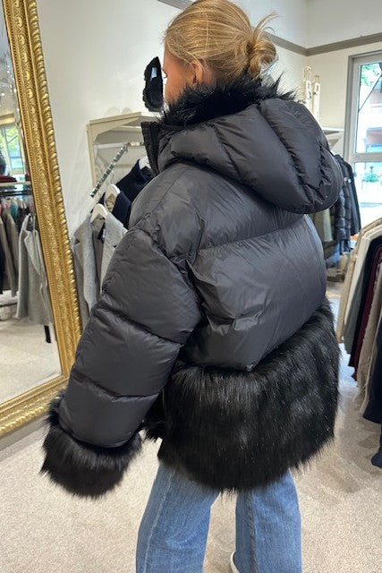 SISU Dunjacka kort pälstedajer