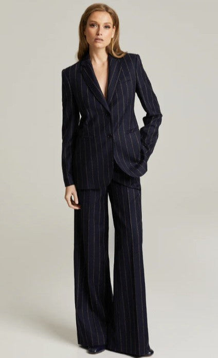 ANDIATA Brette Blazer randig ull