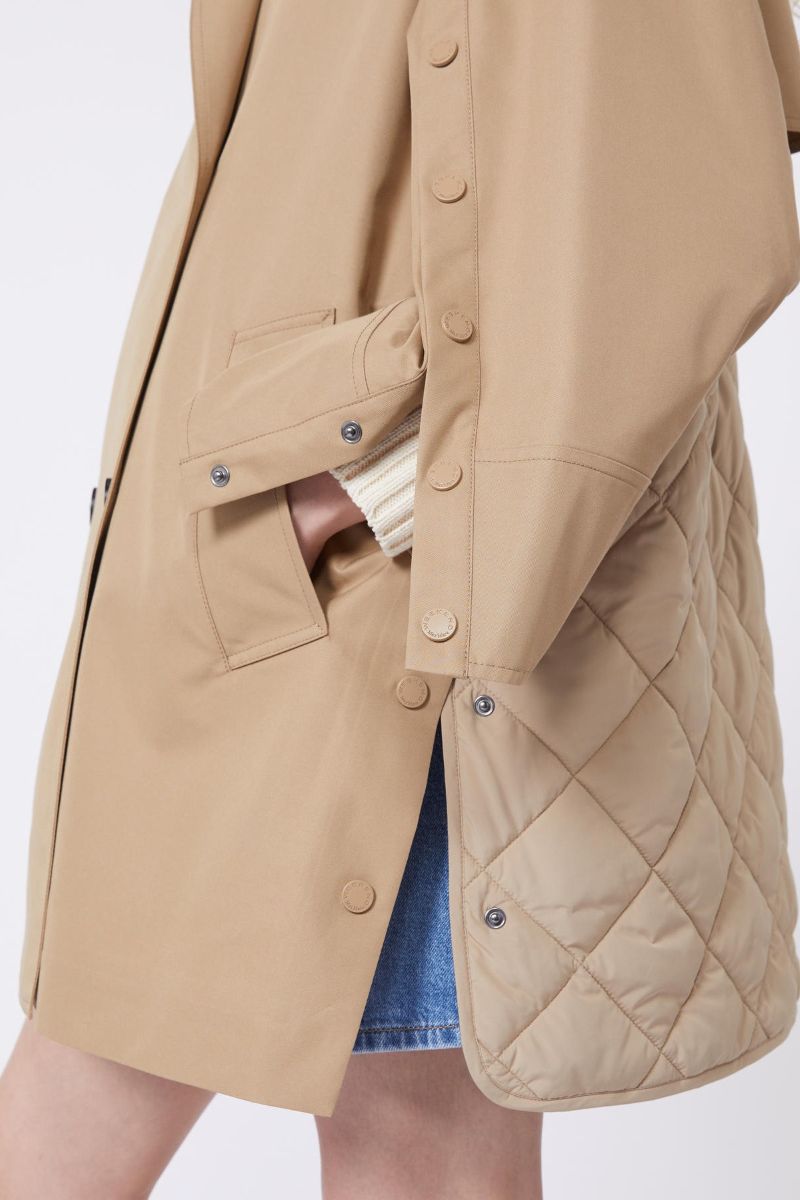 WEEKEND Trench quiltad rygg